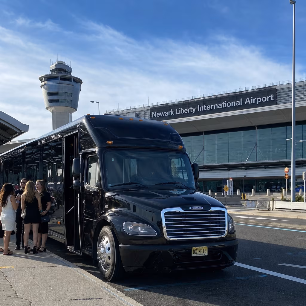 Rent a Bus to Newark Liberty International Airport