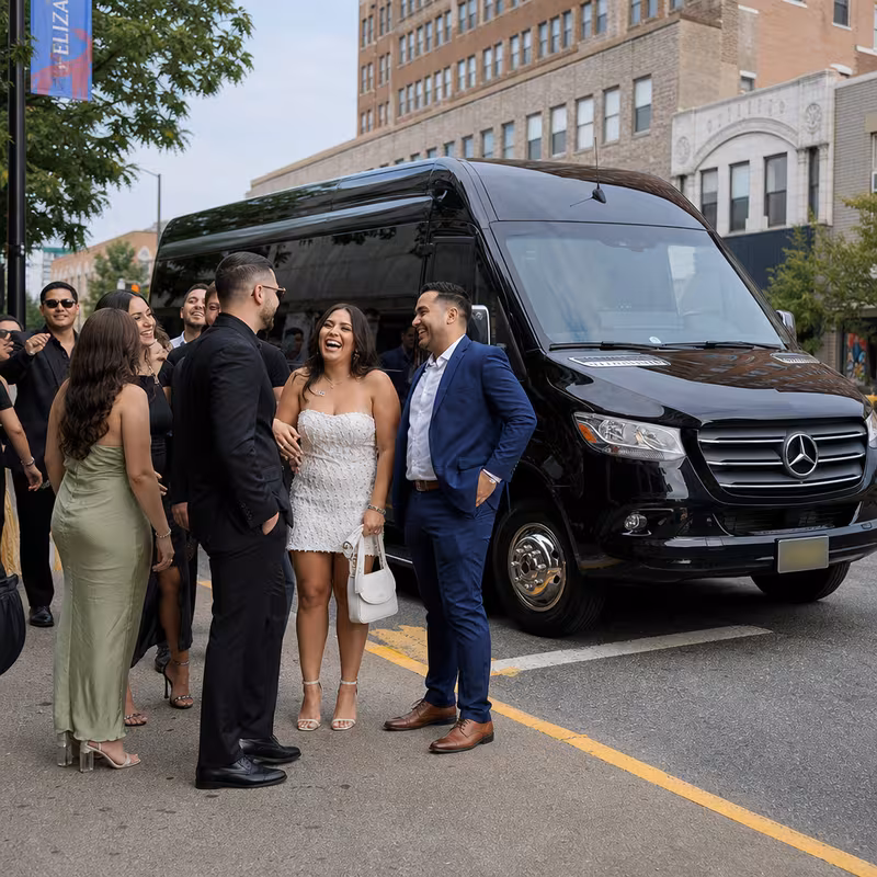 Elizabeth Bachelor & Bachelorette Transportation fleet vehicle