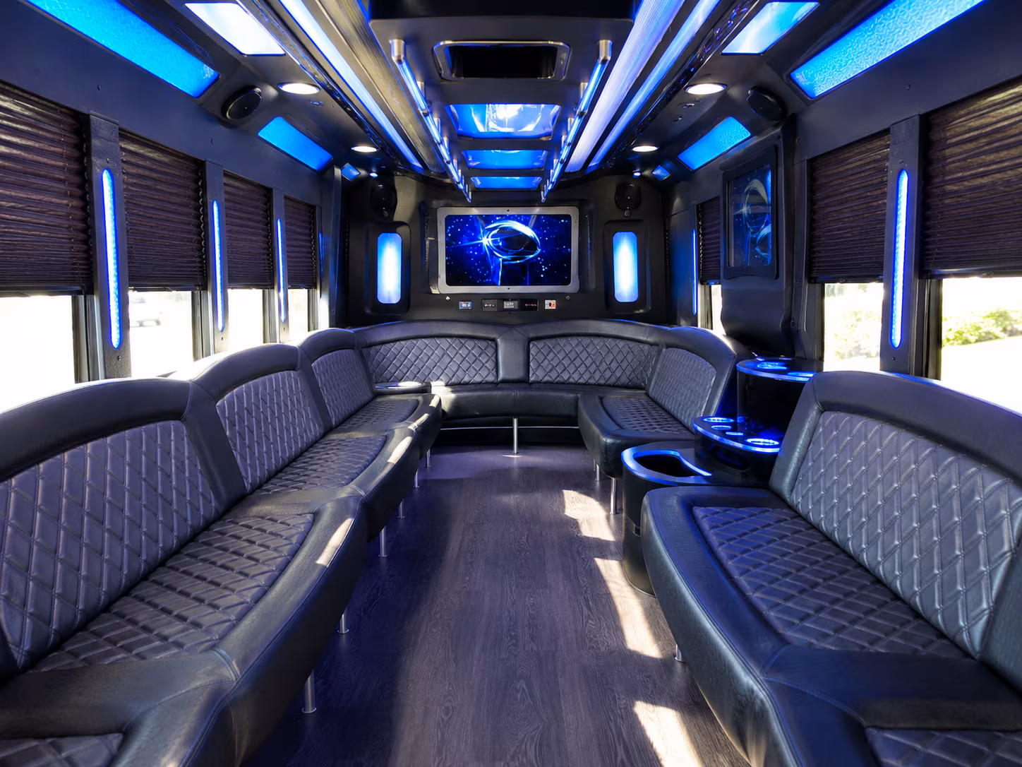 Elizabeth Bachelor & Bachelorette Transportation party bus exterior