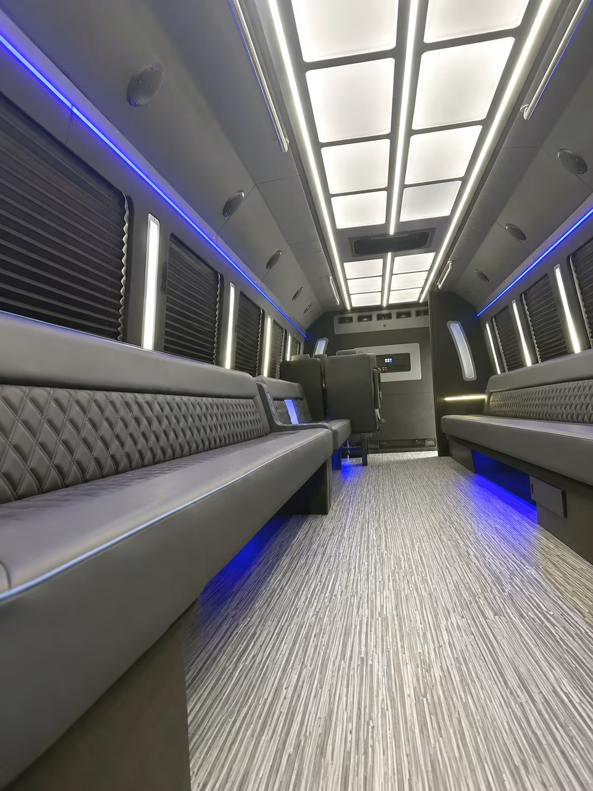 Elizabeth Bachelor & Bachelorette Transportation party bus interior