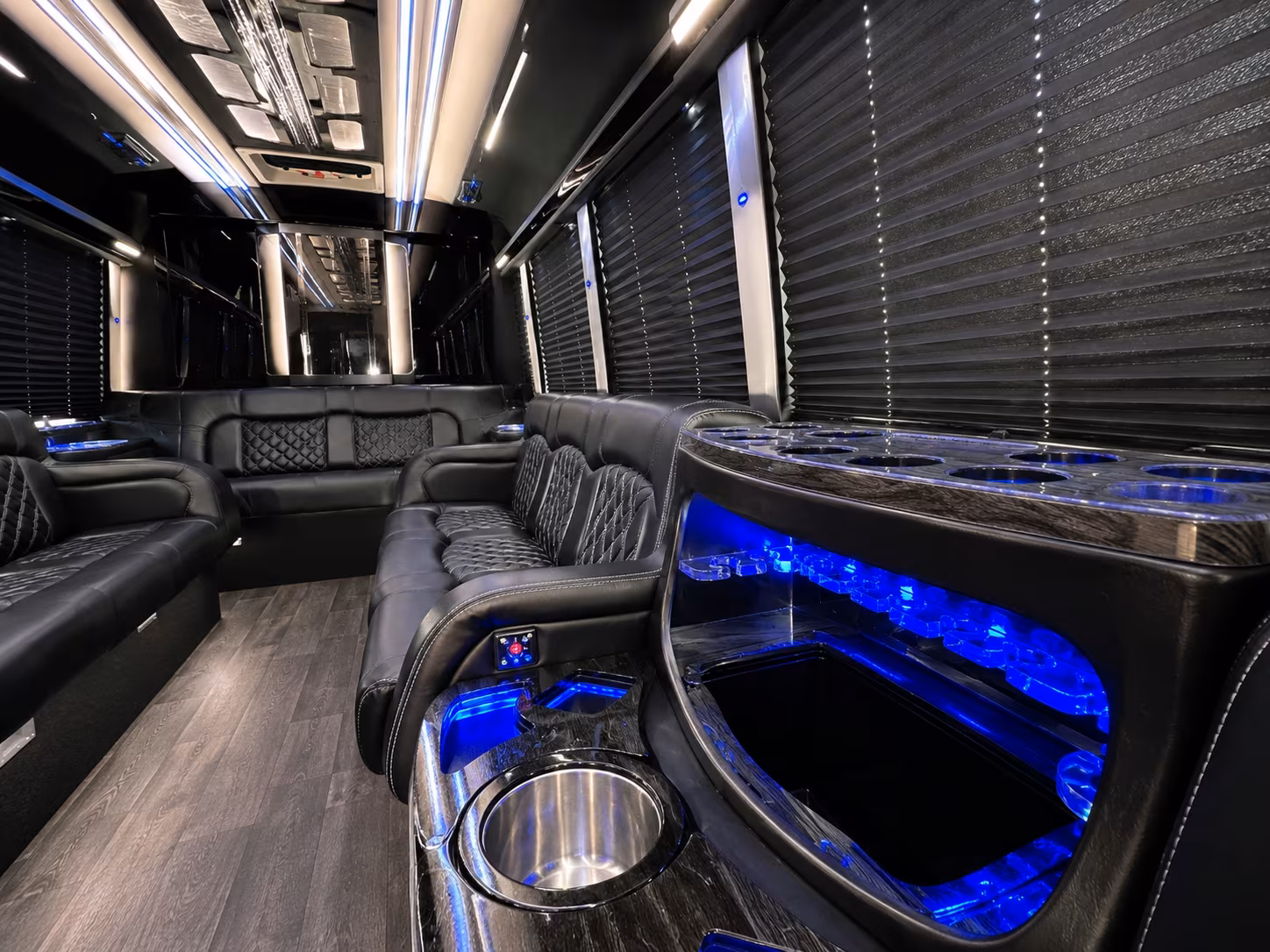 Elizabeth Bachelor & Bachelorette Transportation party bus exterior