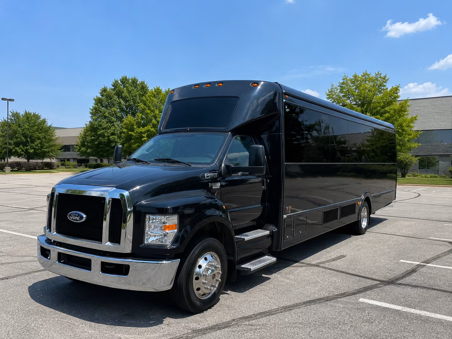 Elizabeth Concert & Music Festival Transportation party bus exterior