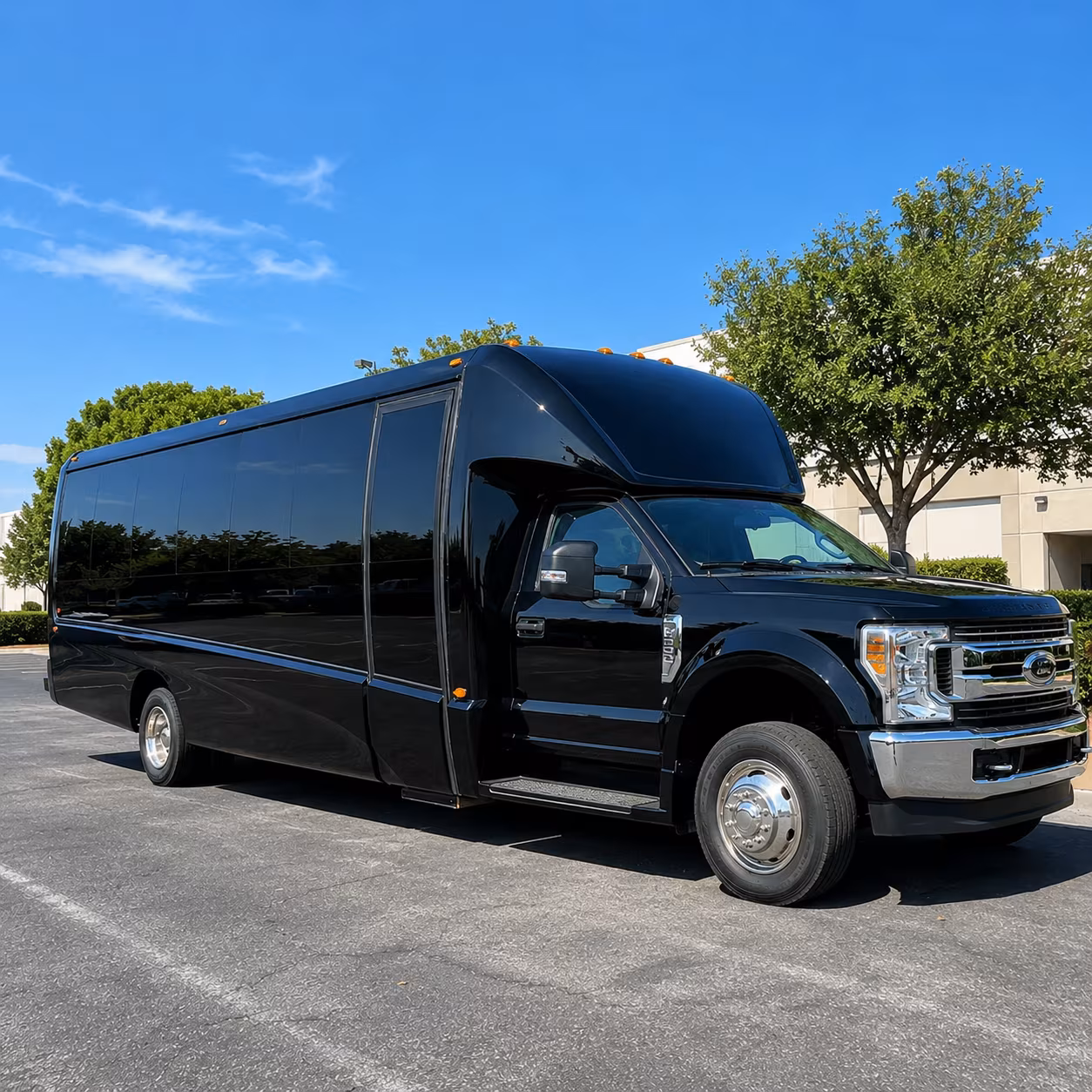 Elizabeth Corporate Transportation party bus exterior