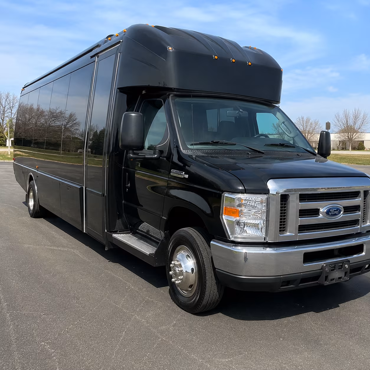 Elizabeth Private Event Transportation party bus exterior
