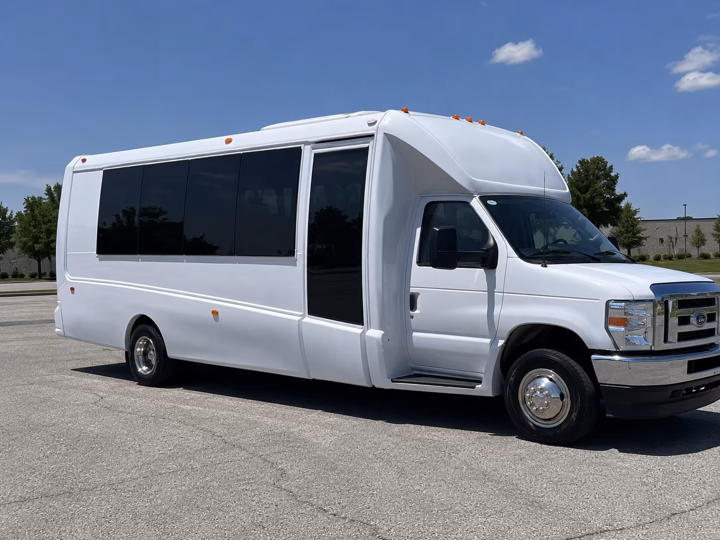 Elizabeth Private Event Transportation party bus exterior