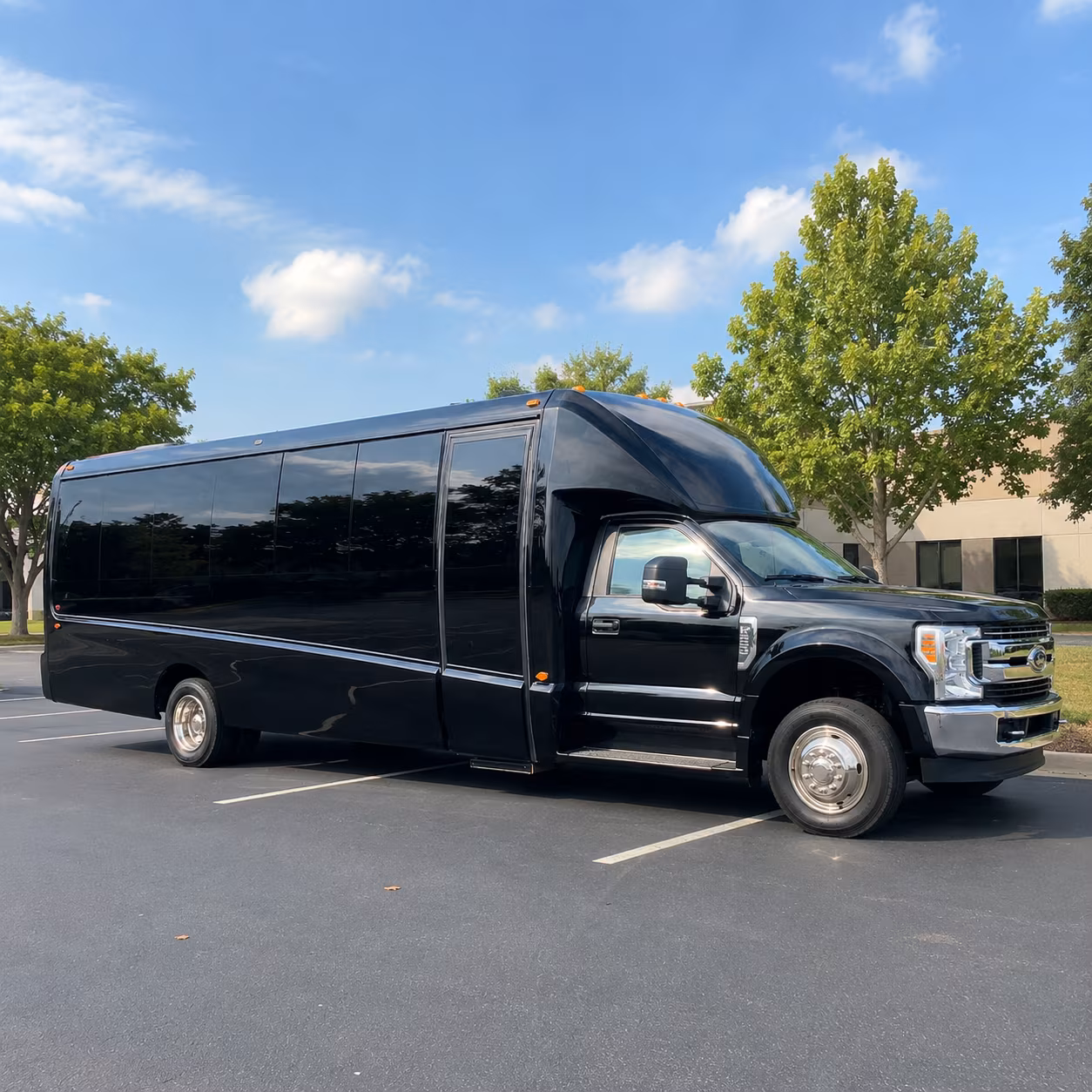 Elizabeth School Event Transportation party bus exterior