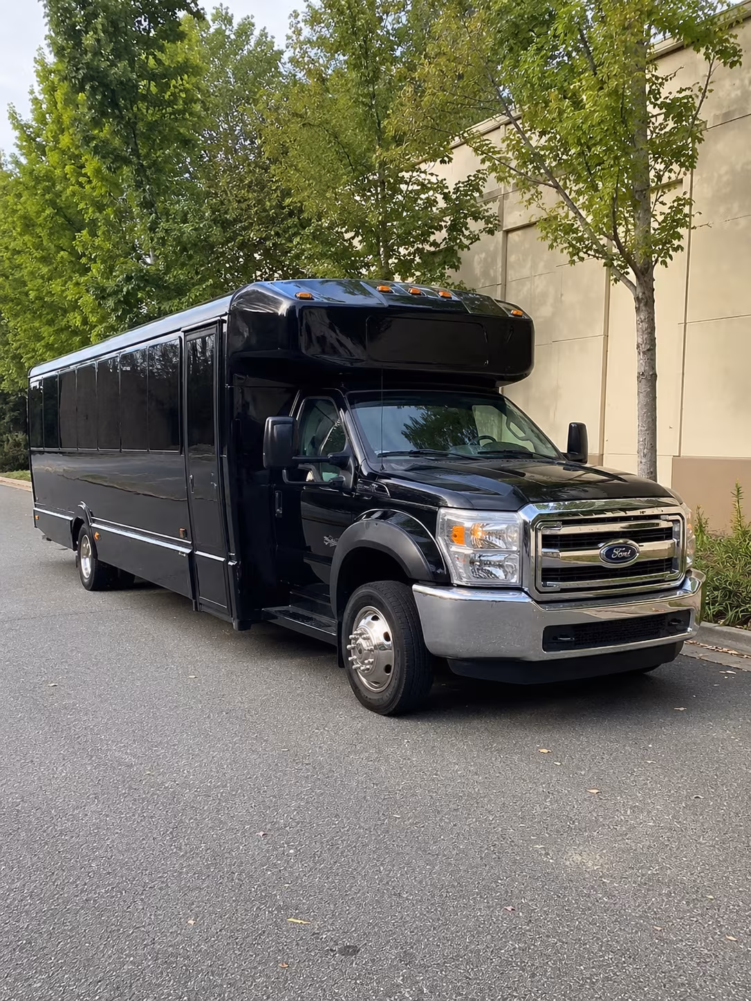 Elizabeth Sporting Event Transportation party bus exterior
