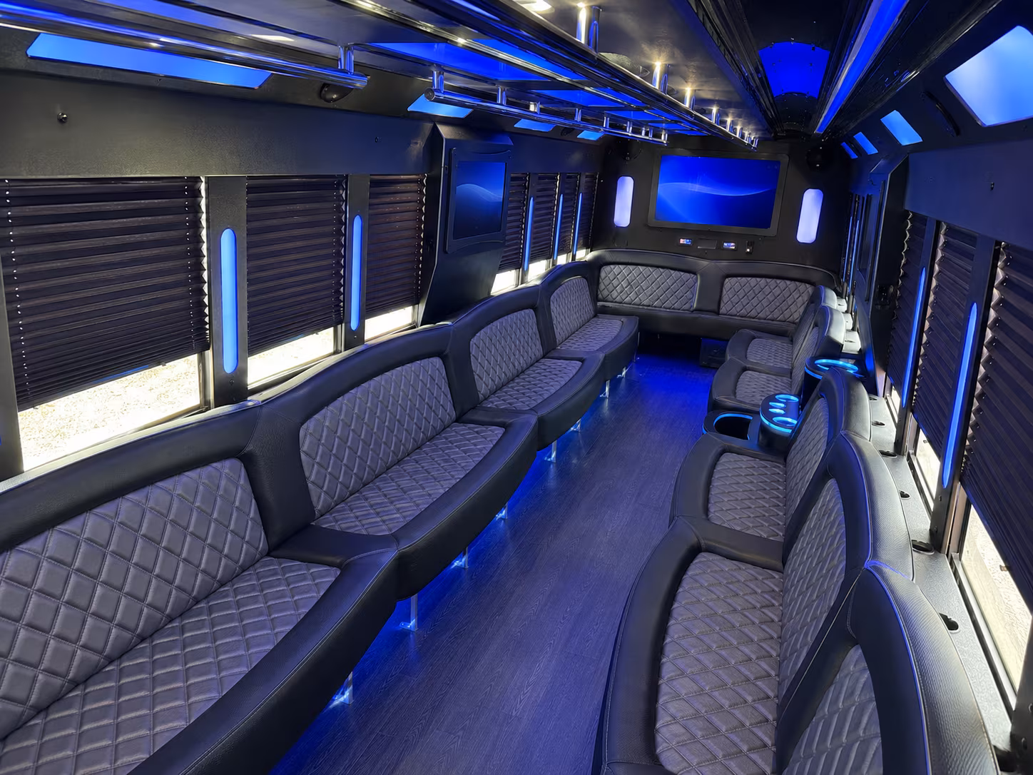 Elizabeth Wedding Transportation party bus exterior