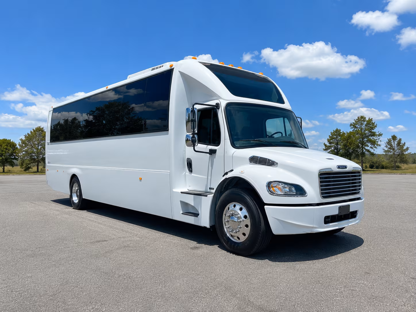 Elizabeth Wedding Transportation party bus exterior