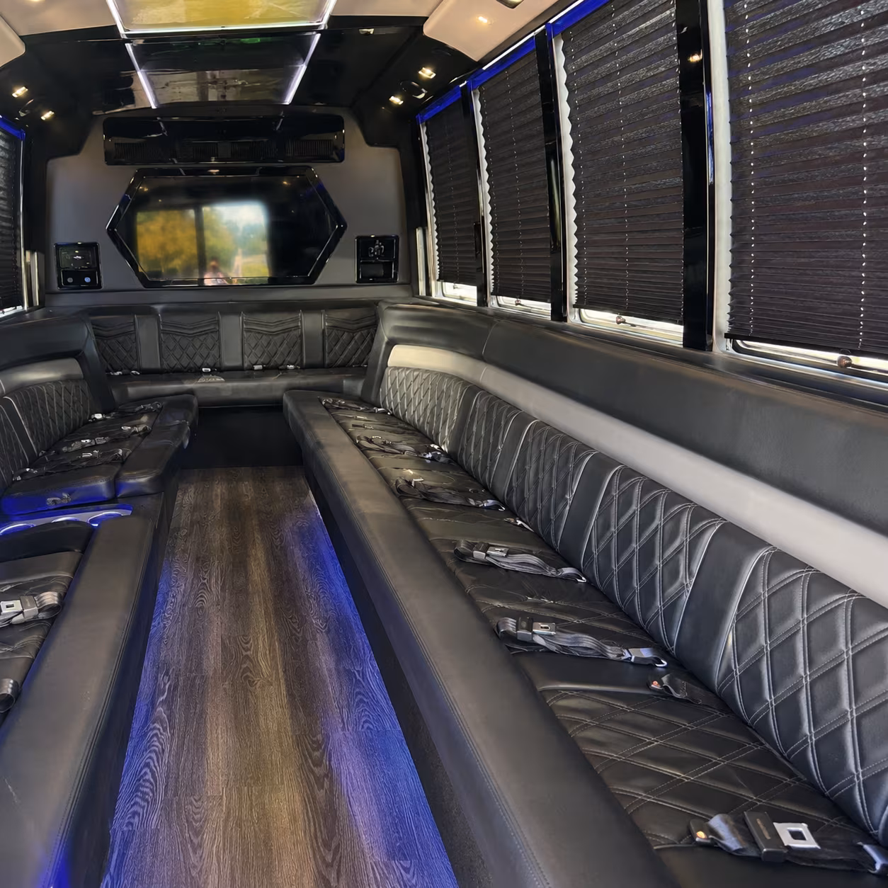 Elizabeth Winery Tour & Pub Crawl Transportation onboard seating