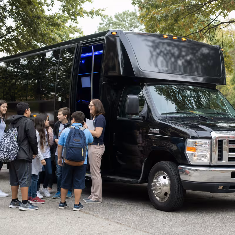 Elizabeth School Transportation fleet vehicle