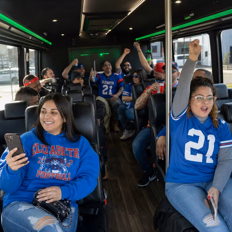Elizabeth Sporting Event Transportation fleet vehicle